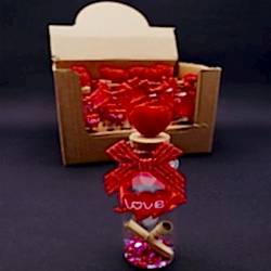 Toptan Love Kalpli Dilek Şişesi