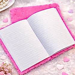 Toptan Love Tasarımlı Peluş Defter