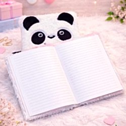 Toptan Panda Tasarımlı Peluş Defter