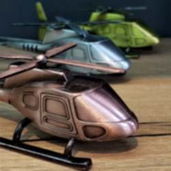 Toptan Dekoratif Metal Helikopter 