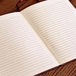 Toptan Çizgili Deri Defter
