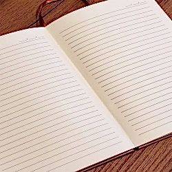 Toptan Siyah Deri Defter