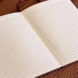Toptan Altın Şeritli Yeşil Deri Not Defteri