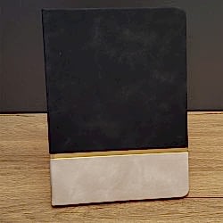 Toptan Siyah Çizgili Deri Defter