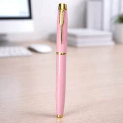 Toptan Premium Pembe Metal Roller Kalem
