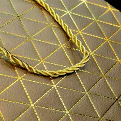 Toptan Mini Boy Gold Karton Hediye Çantası