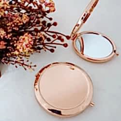 Toptan Promosyon Rose Renk Cep Aynası