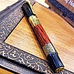 Toptan Gold Desenli Metal Roller Kalem
