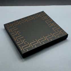Toptan Gold Desen Siyah Deri Defter Kalem Set
