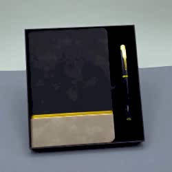 Toptan Defter Ve Kalem Kutulu Siyah Set