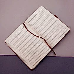 Toptan Desenli Siyah Deri Defter Kalem Set