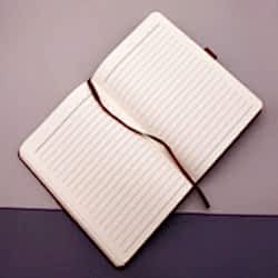 Toptan Kutulu Desenli Deri Defter Ve Metal Roller Kalem Set